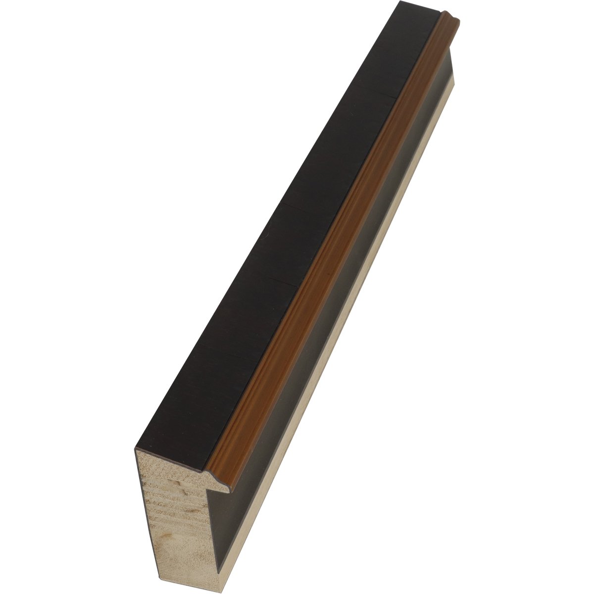 1 1/4"MLDG CHAPS W/ANTIQUE GOLD LIP - Image 5