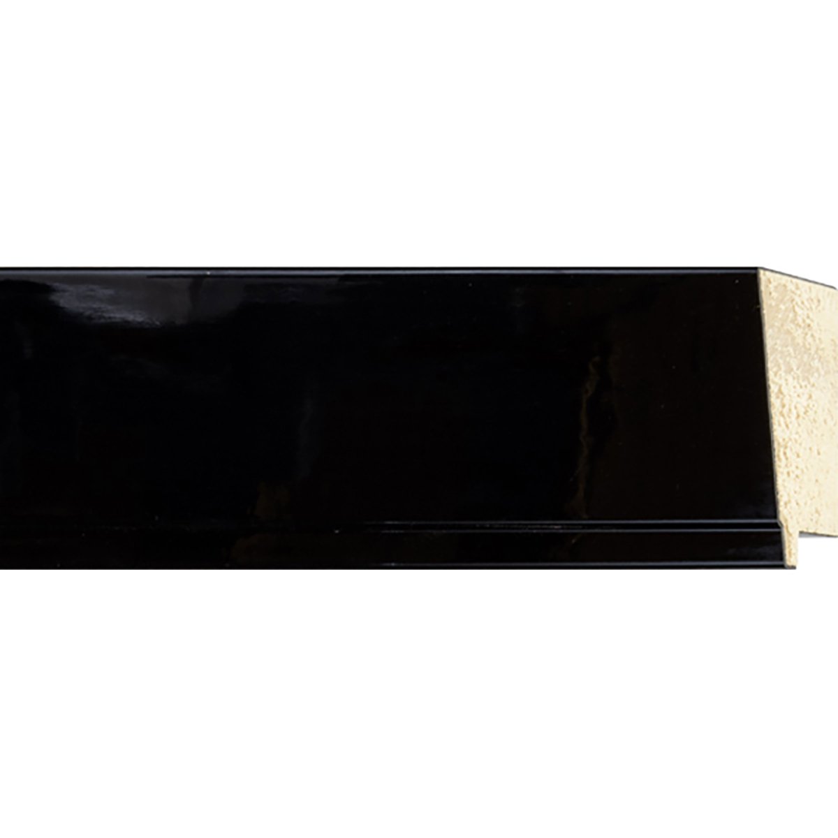 2 1/2" MLDG PARK SLOPE GLOSS BLACK