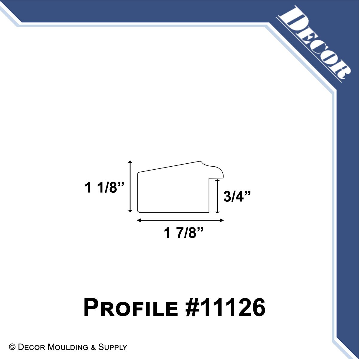 1 7/8"MLD CIMARRON WALNUT-SILVER LP - Image 8