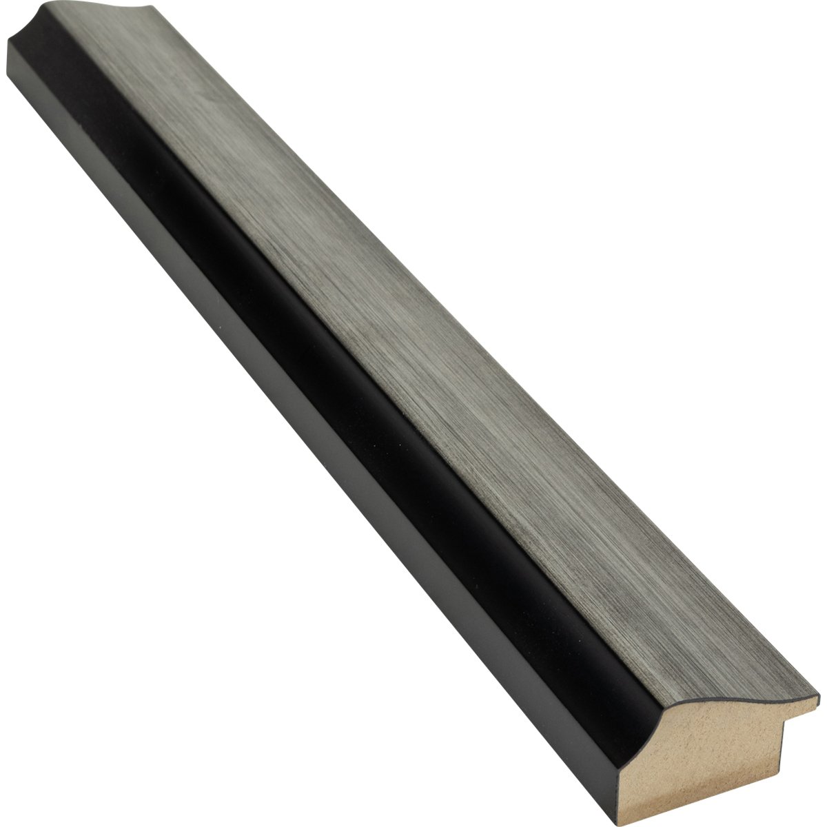 1 3/4"MLD AURORA SILVER/BLACK SIDE - Image 3