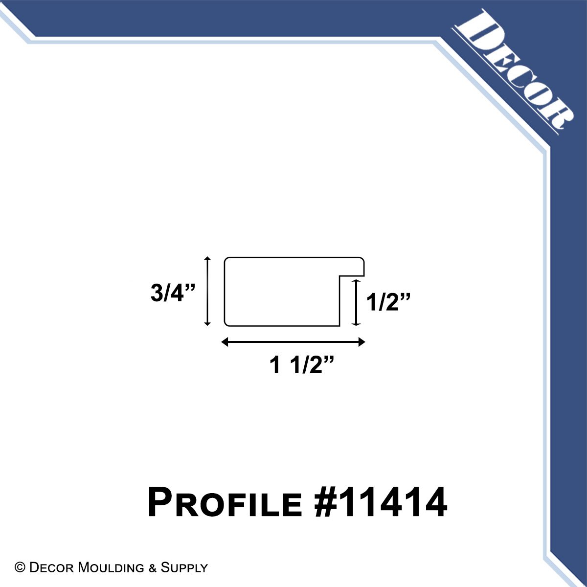 1 1/2" MLDG DELRAY RUSTIC SKY BLUE - Image 8