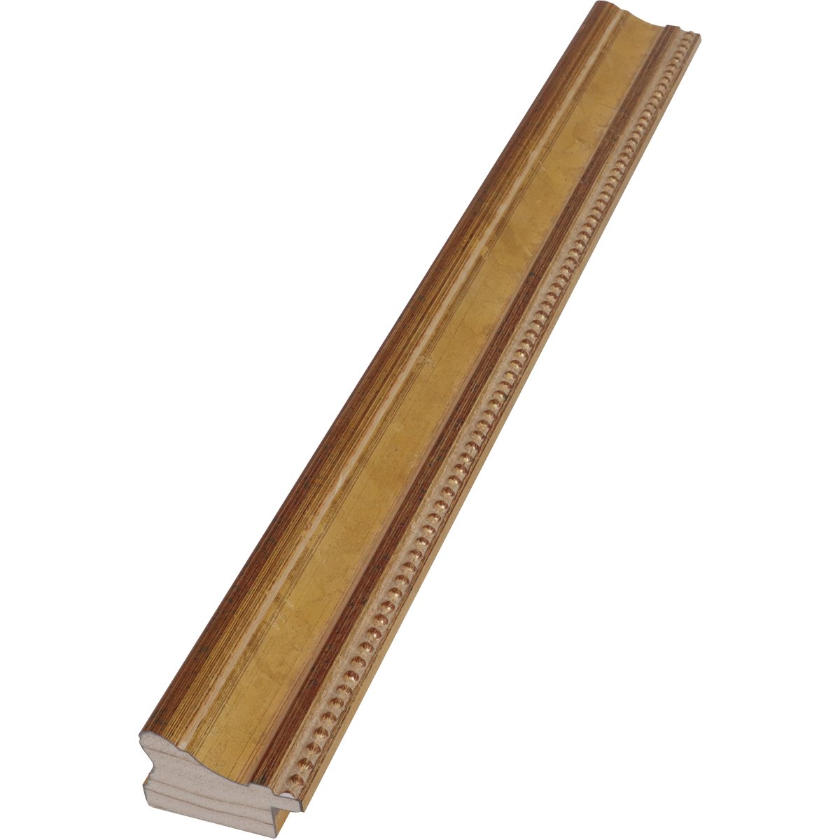 1 1/2" MLDG BRKN GOLD LF W/BEAD LIP - Image 5