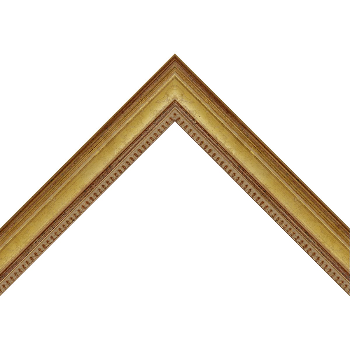 1 1/2" MLDG BRKN GOLD LF W/BEAD LIP - Image 6