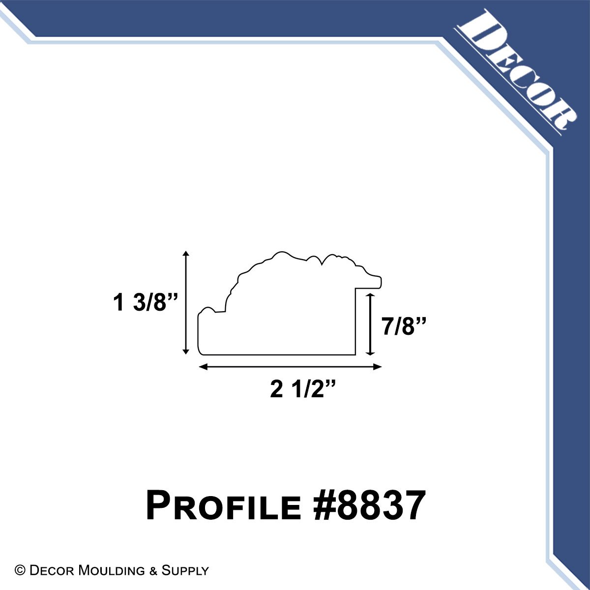 2 1/2" MLDG SILVER LEAF COMPO REV. - Image 8